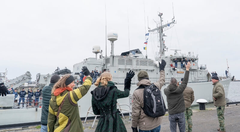 Vertrek Zr. Ms. Schiedam
